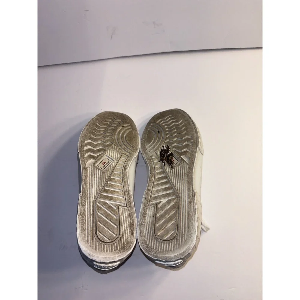 Superga‎ 2630 Cotu Platform Sneakers Womens EU 39 US 6.5  White Canvas Athletic
